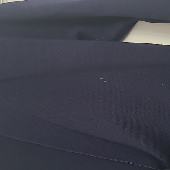 Seventh Avenue NY&C Tie Front Cardigan Sweater Navy M - Picture 5 of 5